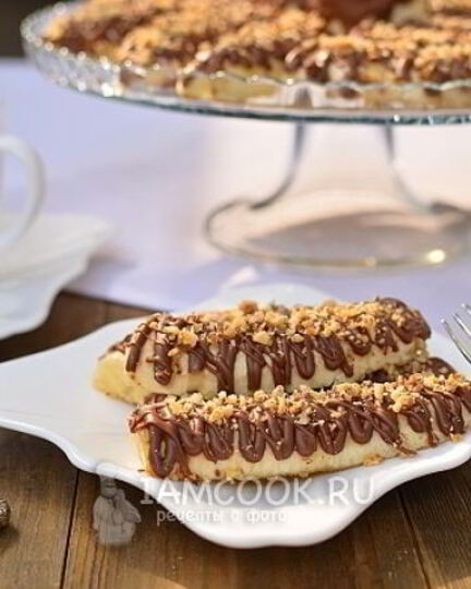 Рецепт бананов в шоколаде