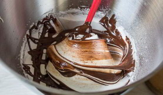 безе с шоколадом