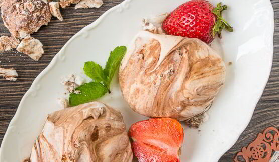 безе с шоколадом