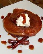 Десерт из айвы с корицей