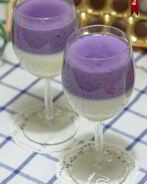 Двухцветная панна котта