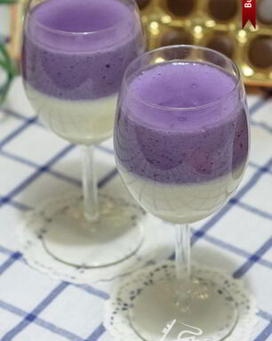 Двухцветная панна котта