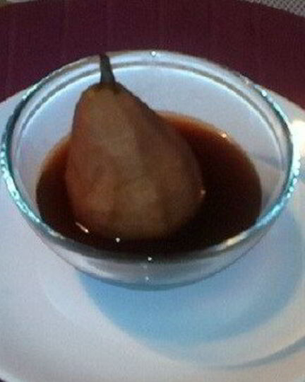 Рецепт груш, вареных в виноградном соке