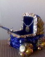 Коляска из конфет