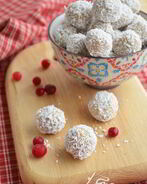 Конфеты из камы с белым шоколадом