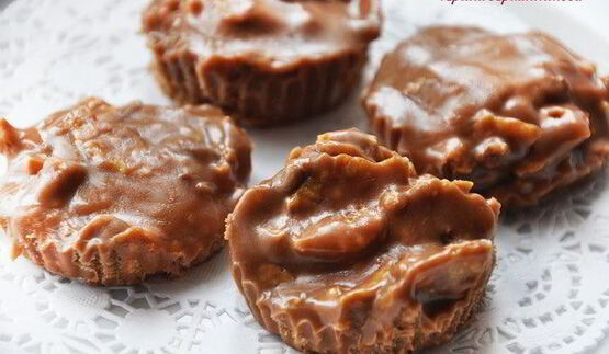 конфеты из шоколадных батончиков c кукурузными хлопьями