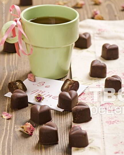 Рецепт шоколадных конфет с начинкой из имбирных цукатов