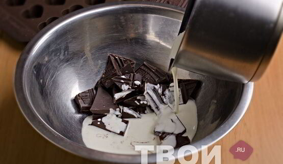 шоколадные конфеты с начинкой из имбирных цукатов