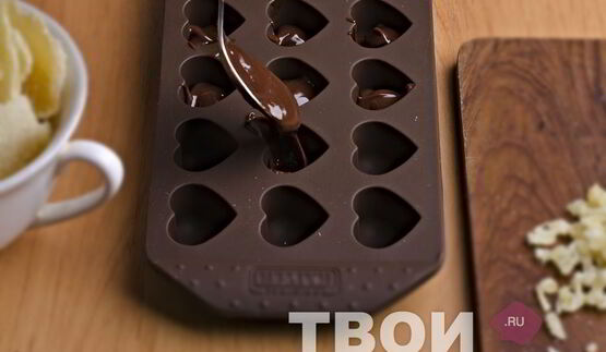 шоколадные конфеты с начинкой из имбирных цукатов