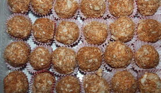 творожные конфеты бабушке на 80-летие