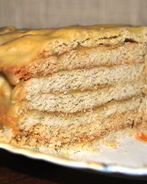 Бабушкин Рыжик с заварным кремом