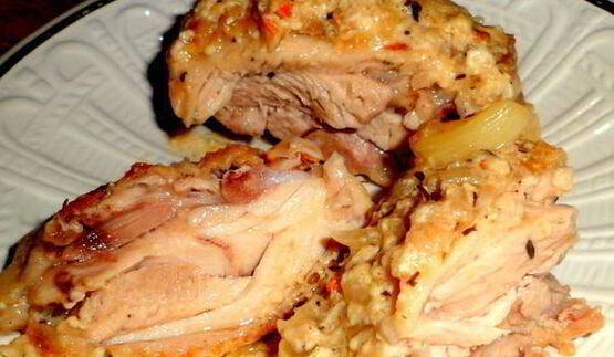 бедрышки в кремово-горчичном соусе