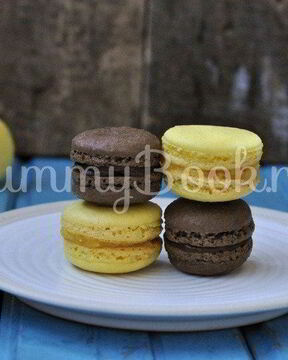 Макаронс с лимонным кремом