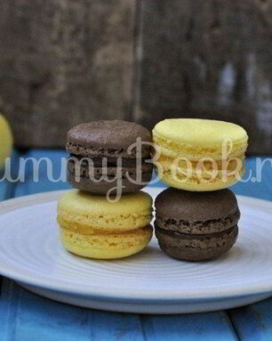 Макаронс с лимонным кремом