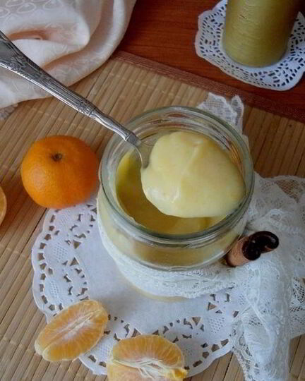 Рецепт мандаринового курда с корицей