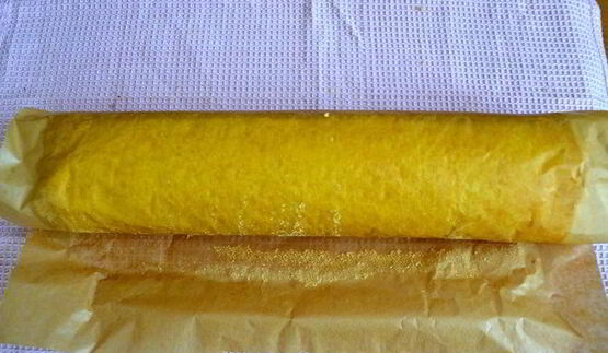 рулет с кремом два шоколада