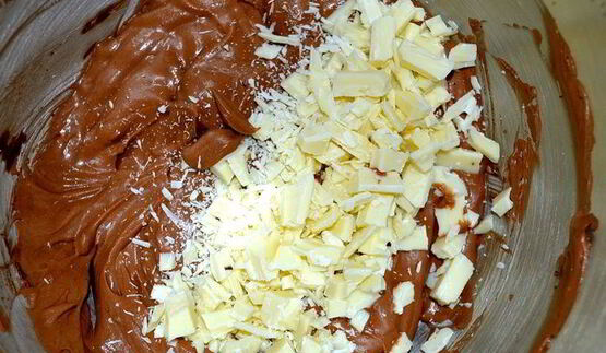 рулет с кремом два шоколада