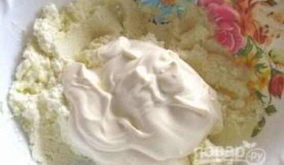 рулет с творожным кремом