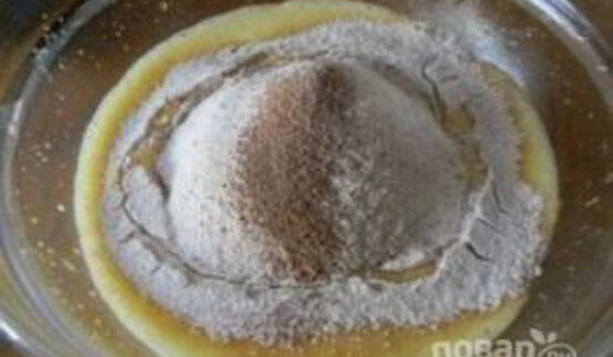 шоколадный рулет с творожным кремом