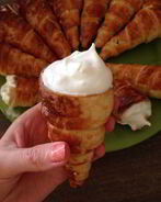 Трубочки с белковым кремом