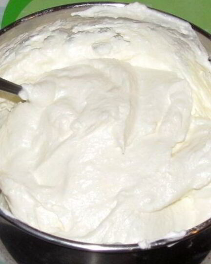 Рецепт творожного крема для бисквита