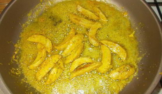 яички барашка на творожном креме из авокадо