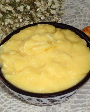 Заварной крем на желтках