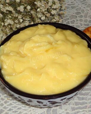 Заварной крем на желтках