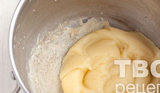 заварные колечки с творожным кремом