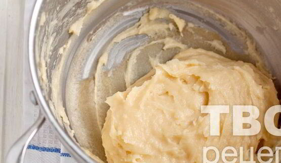 заварные колечки с творожным кремом