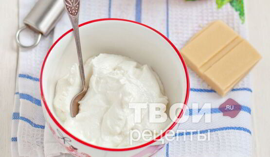 заварные колечки с творожным кремом