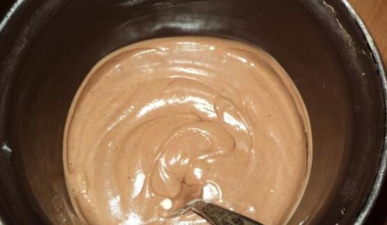 малиново-шоколадный семифредо