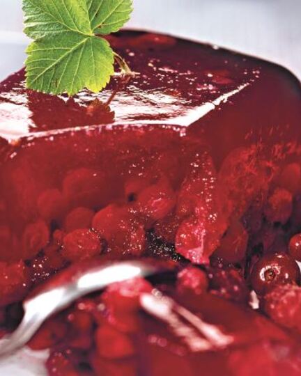 Рецепт малинового желе