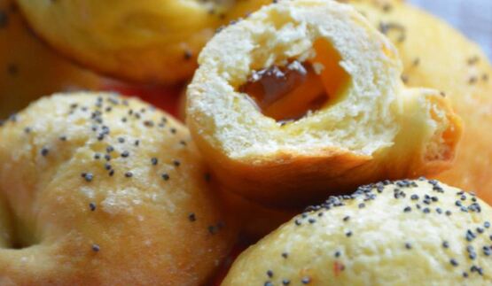 булочки с мармеладом