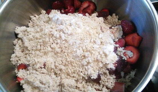 мармелад из ревеня и клубники с мятой