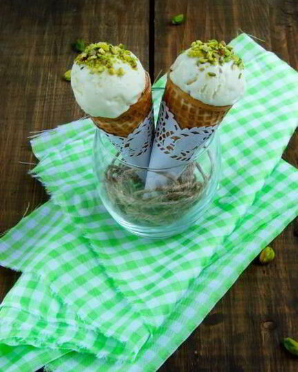 Рецепт домашнего ванильного мороженого в блендере