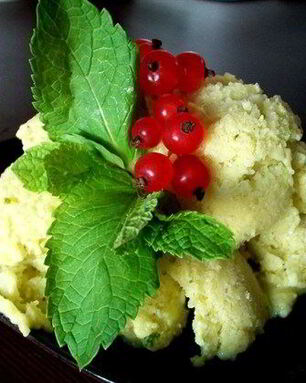 Мороженое из авокадо и лаймов