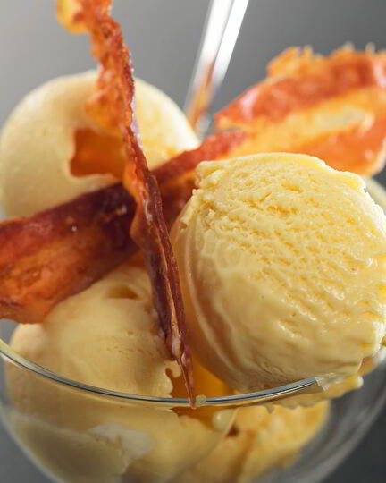 Рецепт мороженого из бекона