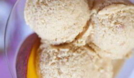 мороженое из персиков