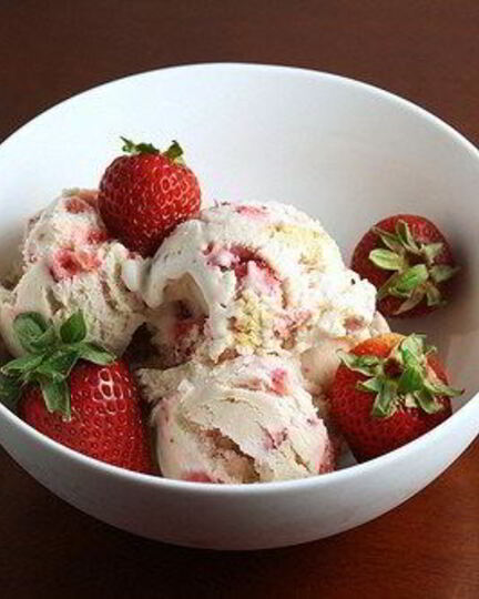 Рецепт мороженого клубничный чизкейк