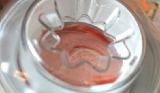 мороженое с клубникой