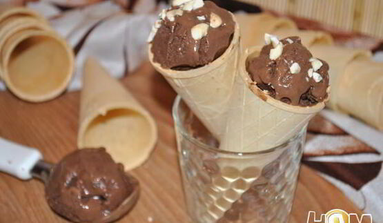 мороженое шоколадно-кофейное