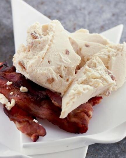 Рецепт мороженого со сладким беконом