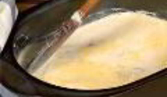 рисовое мороженое с ягодным соусом