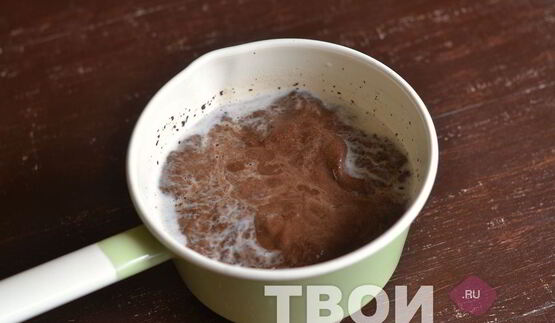 шоколадное мороженое