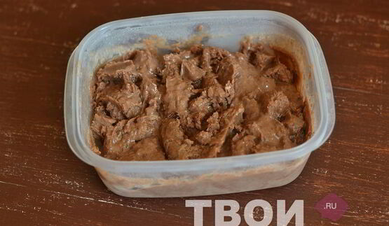 шоколадное мороженое