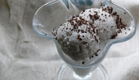 творожно-дынное мороженое