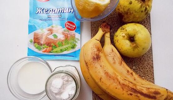 банановый торт-мусс