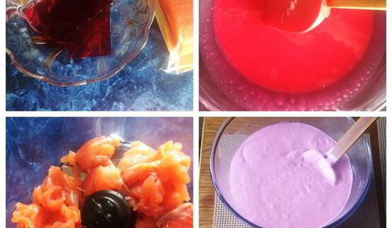 блинный чизкейк со сливочно-рыбным муссом