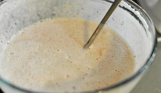 клубничный мусс с кинзой